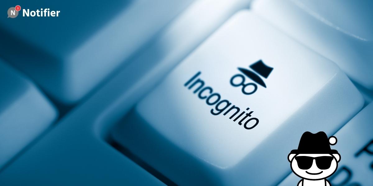 How to go incognito on reddit notifier
